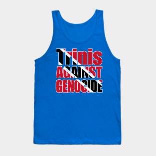 Trinis Against Genocide - Flag Colors - Back Tank Top